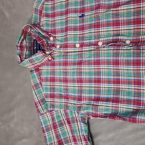 Ralph Lauren Boys button-down short sleeve size small 8/10 - Picture 6 of 13
